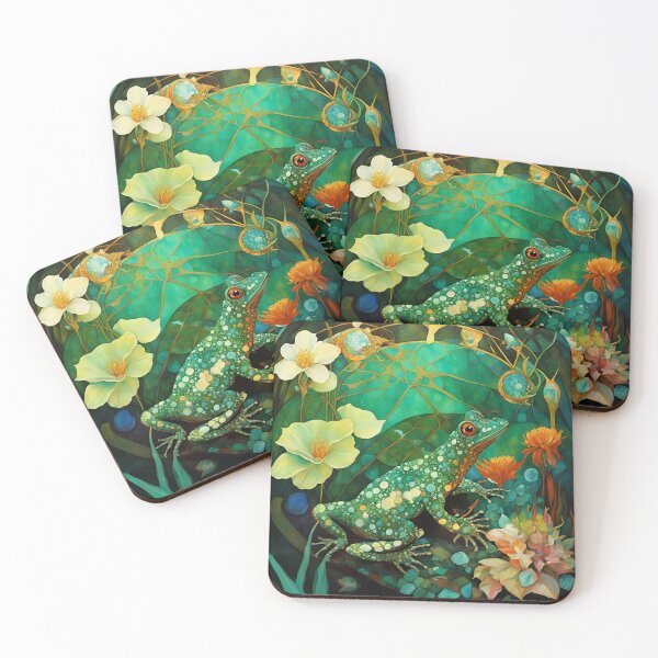 Item preview, Precious frogs and salamanders in a mysterious forest. designed and sold by Natalia-Vlad.