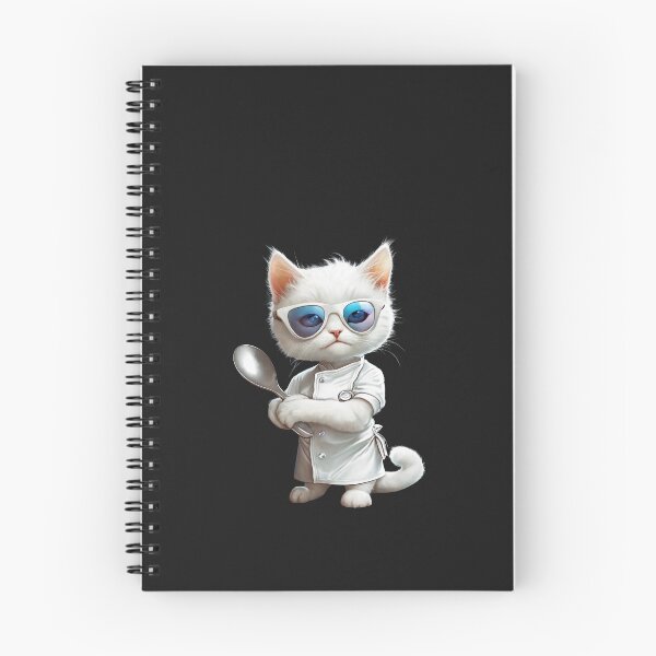 Item preview, Cool Chef Cat in White Coat designed and sold by DesignsbySimons.