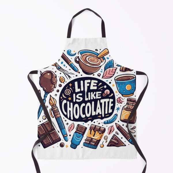 Item preview, life is like chocolate designed and sold by TshirtTalkYou.