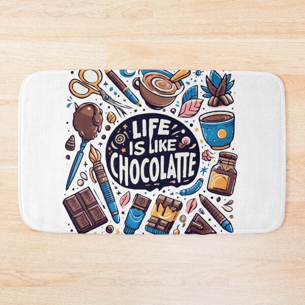 Item preview, life is like chocolate designed and sold by TshirtTalkYou.