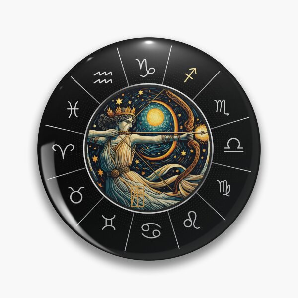 Item preview, ZODIACO Sagitario - SAGITARIO Astrológico - SAGITARIO - Signo ZODIACAL - Estilo Van Gogh - 11 designed and sold by ArtProjectShop.