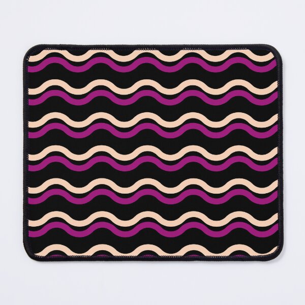 Item preview, Pink & Peach Double Wave Line Seamless Prolific Pattern designed and sold by Alchemy-A-La-G.