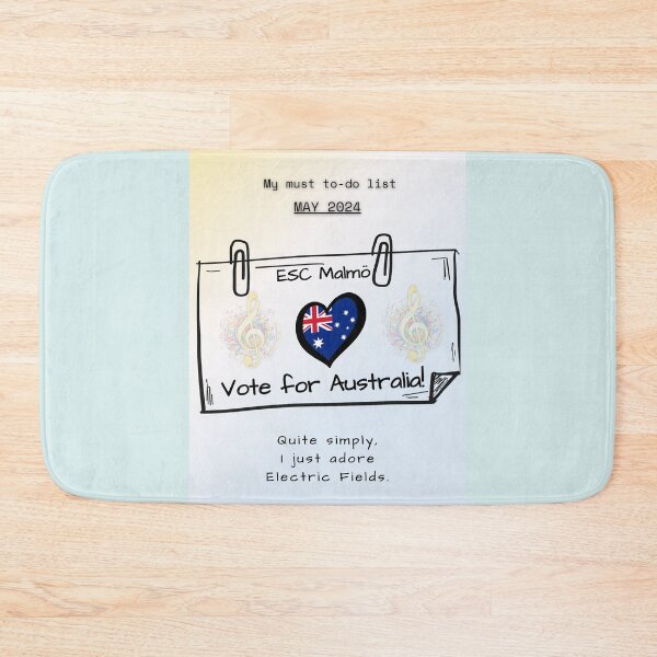 Item preview, EUROVISION SONG CONTEST 2024, VOTE FOR AUSTRALIA, ESC designed and sold by CreativeBizarre.