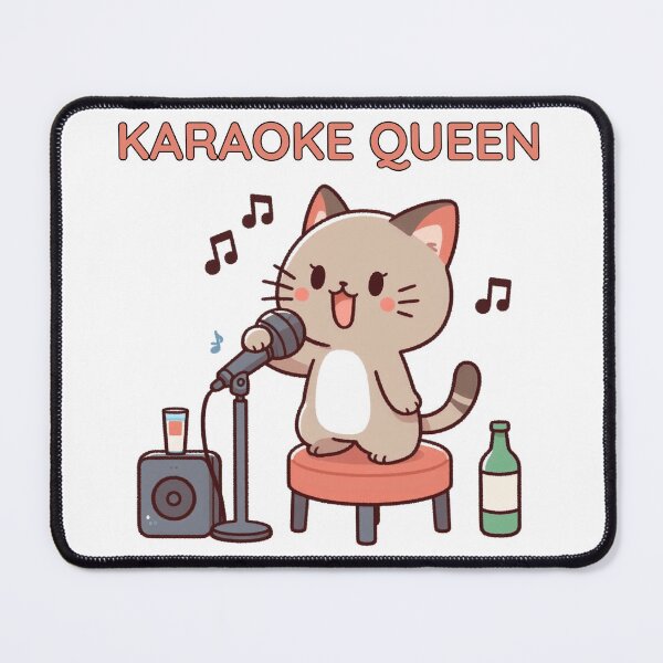 Item preview, Karaoke Queen Cat designed and sold by LemuellTrends.