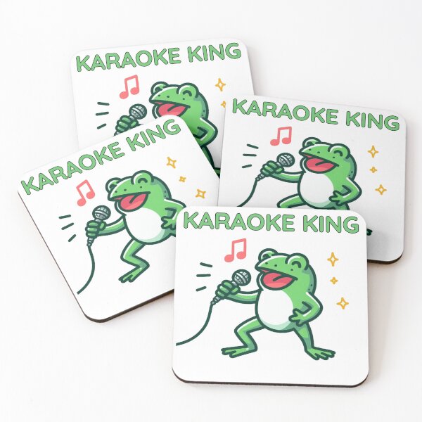 Item preview, Karaoke King Frog designed and sold by LemuellTrends.