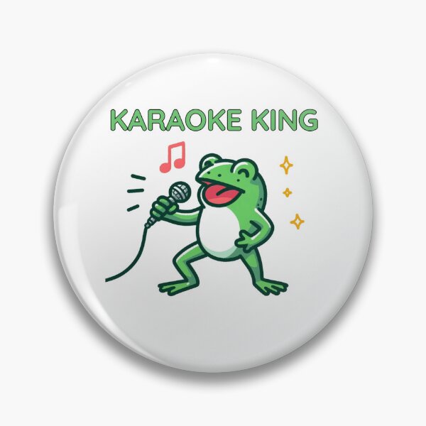 Item preview, Karaoke King Frog designed and sold by LemuellTrends.