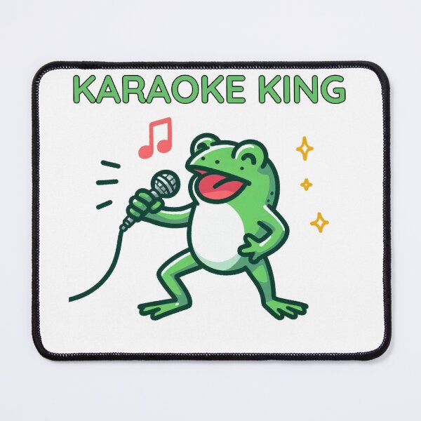 Item preview, Karaoke King Frog designed and sold by LemuellTrends.