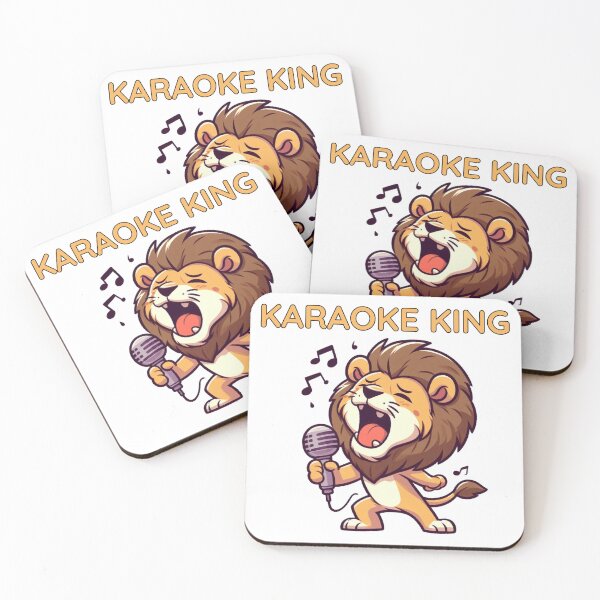 Item preview, Karaoke King Lion designed and sold by LemuellTrends.