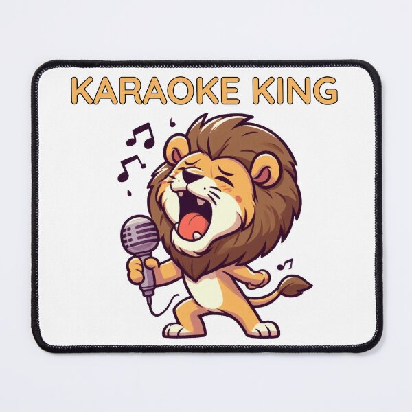Item preview, Karaoke King Lion designed and sold by LemuellTrends.