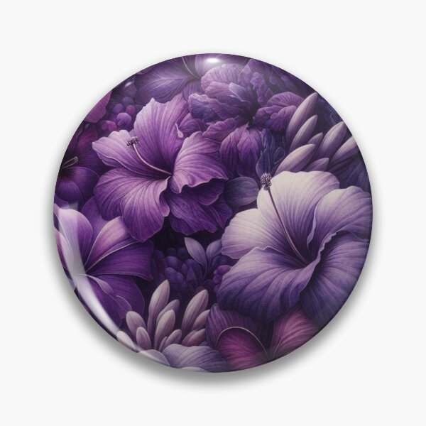 Item preview, Hawaiian Tropical Floral  Seamless Pattern, watercolor,  purple designed and sold by asbno19.