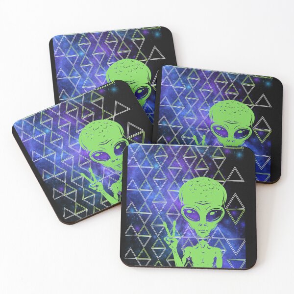 Item preview, Alien Peace designed and sold by ASHBooksnThings.