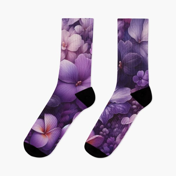 Item preview, Hawaiian Tropical Floral  Seamless Pattern, watercolor,  purple designed and sold by asbno19.