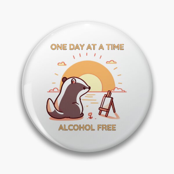 Item preview, Alcoholics Anonymous Badger designed and sold by LemuellTrends.