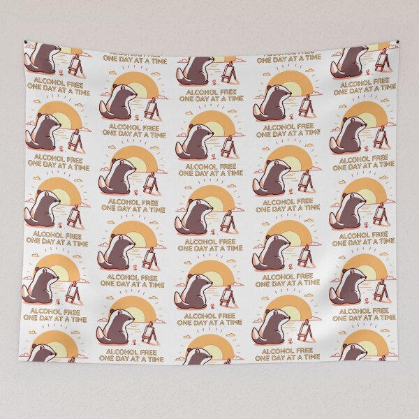Item preview, Alcoholics Anonymous Badger designed and sold by LemuellTrends.