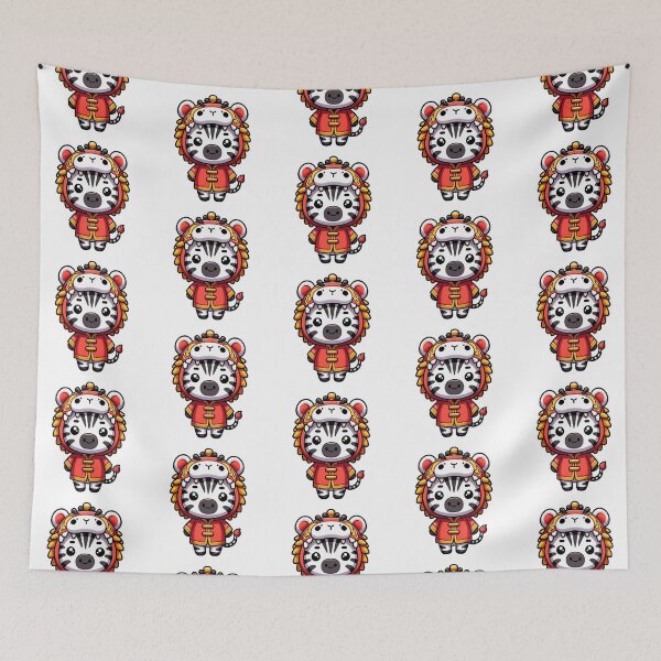 Item preview, Chinese Lion Zebra designed and sold by LemuellTrends.