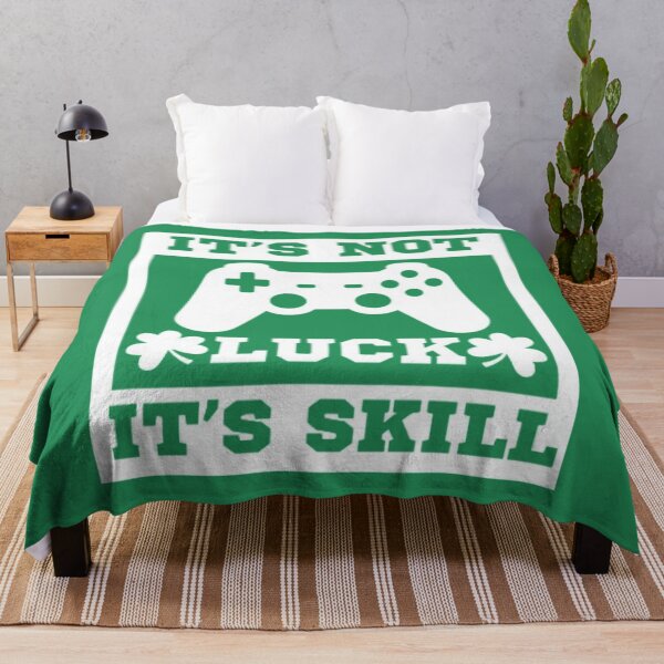 Item preview, Unisex Its Not Luck Its Skill Trendy Clover St Patrick's Day Holiday Slogan Gift Idea designed and sold by EYE ILLUSTRATE  GRAPHICS.