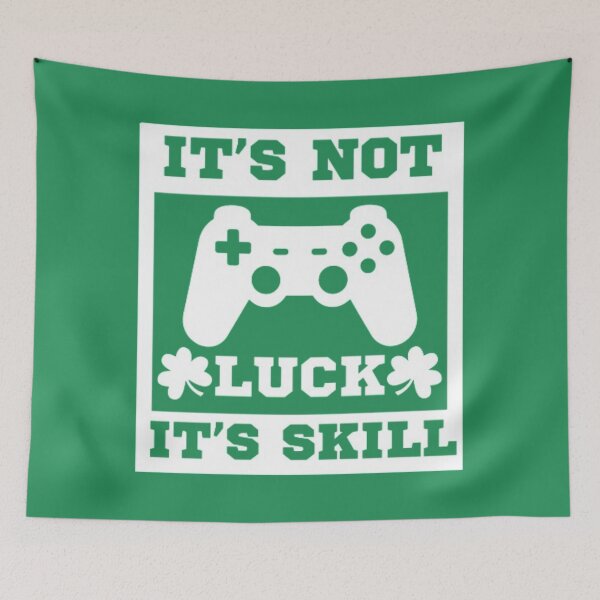 Item preview, Unisex Its Not Luck Its Skill Trendy Clover St Patrick's Day Holiday Slogan Gift Idea designed and sold by EYE ILLUSTRATE  GRAPHICS.