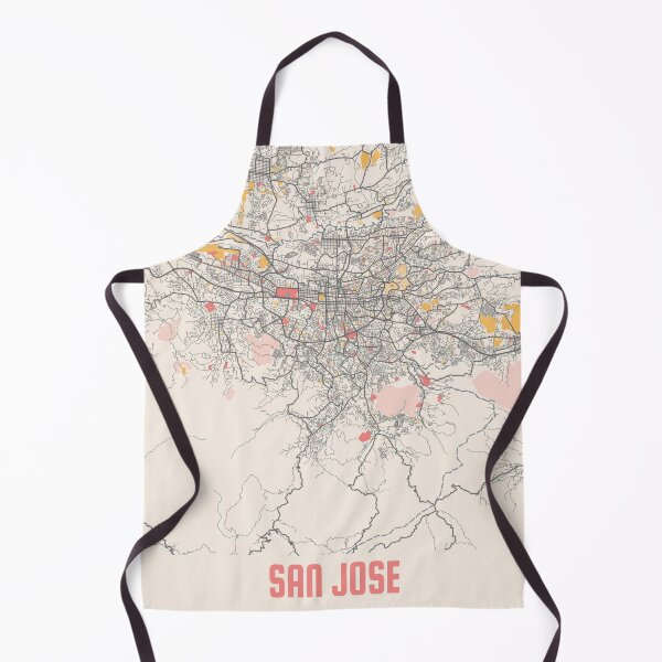 Item preview, San Jose City Map Chalk Retro City Map Poster designed and sold by Peek-Designs.
