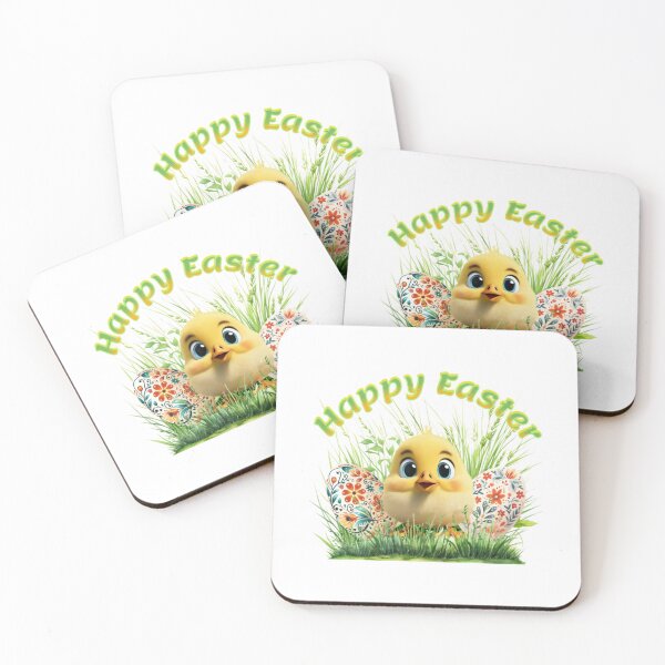 Item preview, Easter chicken eggs and happy chicken for Happy Easter designed and sold by ElenaHrubes.