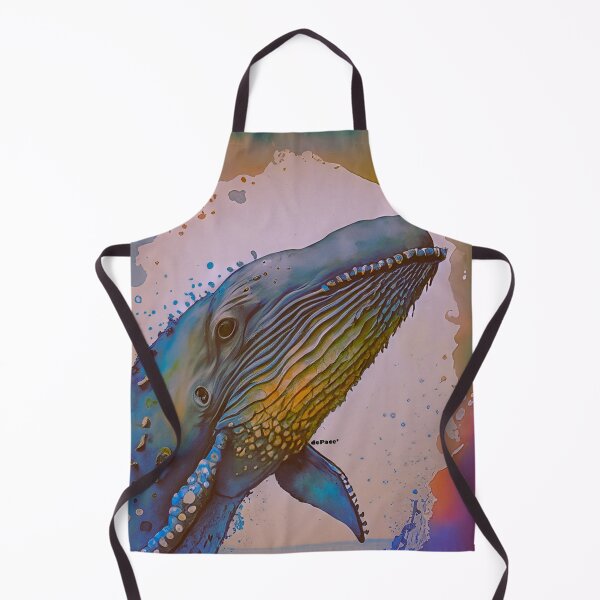 Item preview, ancient whale in watercolor - surrealism style - dePace' designed and sold by mrpropcake.