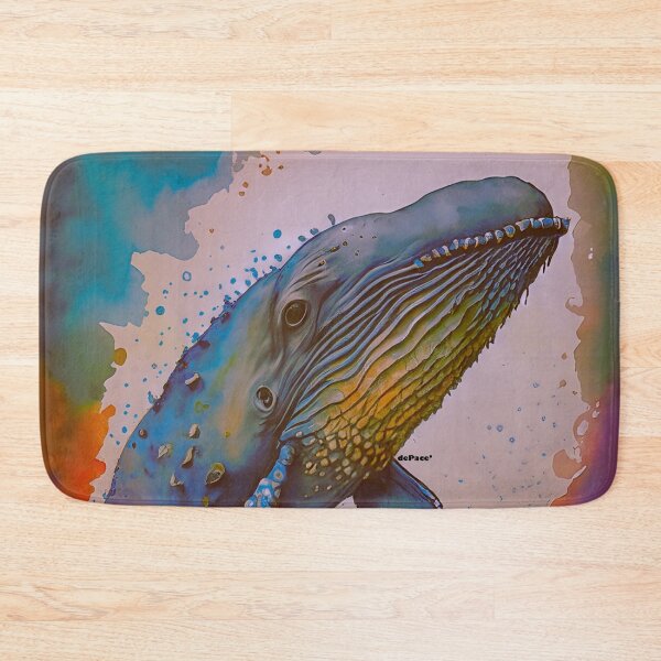 Item preview, ancient whale in watercolor - surrealism style - dePace' designed and sold by mrpropcake.