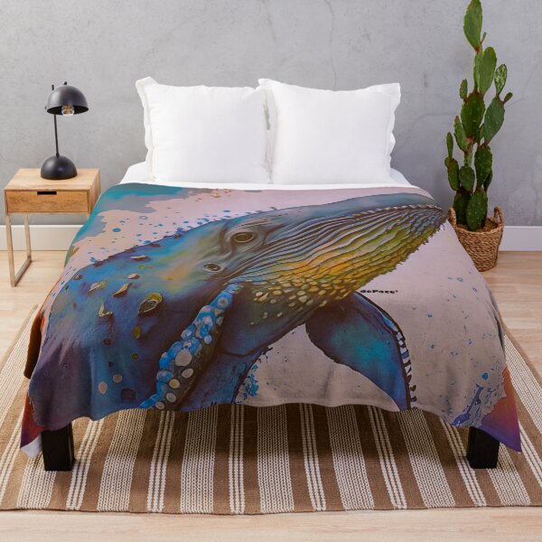 Item preview, ancient whale in watercolor - surrealism style - dePace' designed and sold by mrpropcake.