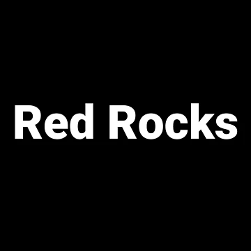 Artwork thumbnail, Red Rocks by Text-based T-Shirts and Gifts