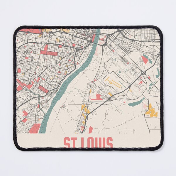 Item preview, St Louis City Map Chalk Retro City Map Poster designed and sold by Peek-Designs.