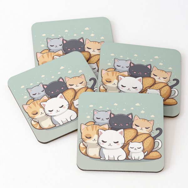Item preview, Bread Kittens Sleeping  designed and sold by ArtzandDesignz.