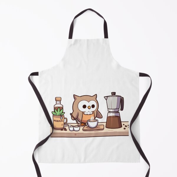 Item preview, Coffee Maker Owl designed and sold by LemuellTrends.