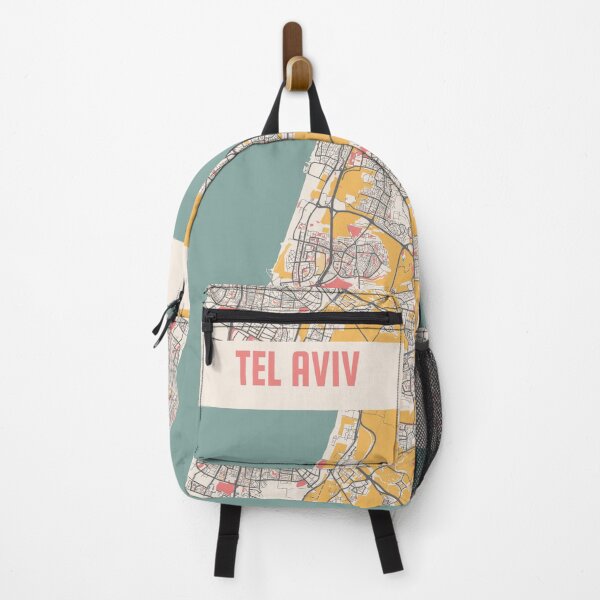 Item preview, Tel Aviv City Map Chalk Retro City Map Poster designed and sold by Peek-Designs.