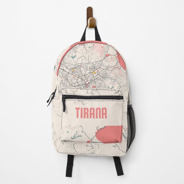 Item preview, Tirana City Map Chalk Retro City Map Poster designed and sold by Peek-Designs.