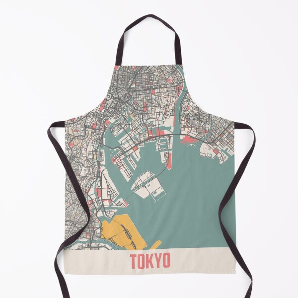 Item preview, Tokyo City Map Chalk Retro City Map Poster designed and sold by Peek-Designs.
