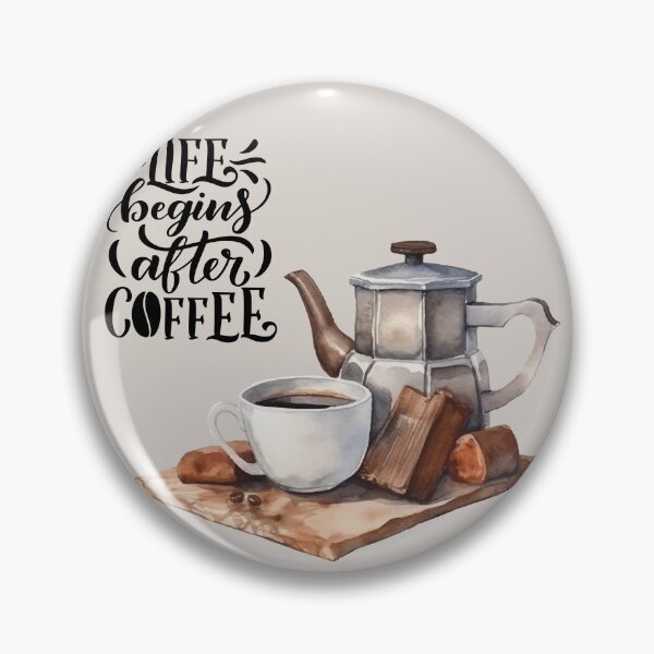 Item preview, Life Begins After Coffee! designed and sold by TidyKitchenInc.