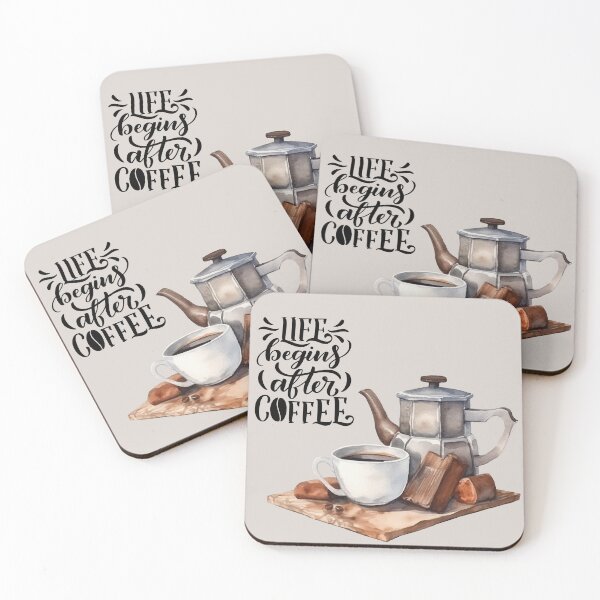 Item preview, Life Begins After Coffee! designed and sold by TidyKitchenInc.