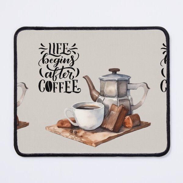 Item preview, Life Begins After Coffee! designed and sold by TidyKitchenInc.