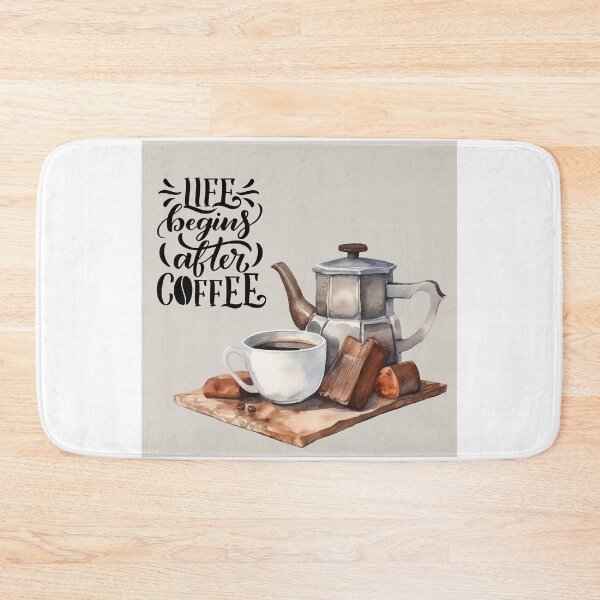 Item preview, Life Begins After Coffee! designed and sold by TidyKitchenInc.