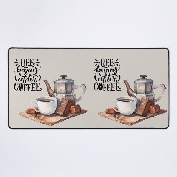 Item preview, Life Begins After Coffee! designed and sold by TidyKitchenInc.