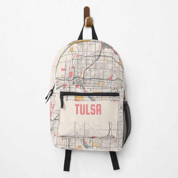 Item preview, Tulsa City Map Chalk Retro City Map Poster designed and sold by Peek-Designs.