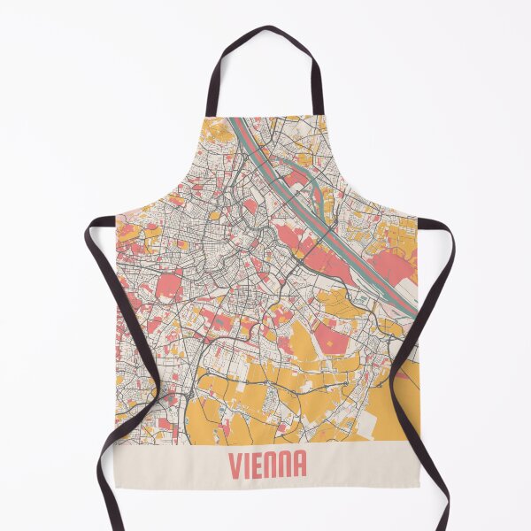 Item preview, Vienna City Map Chalk Retro City Map Poster designed and sold by Peek-Designs.