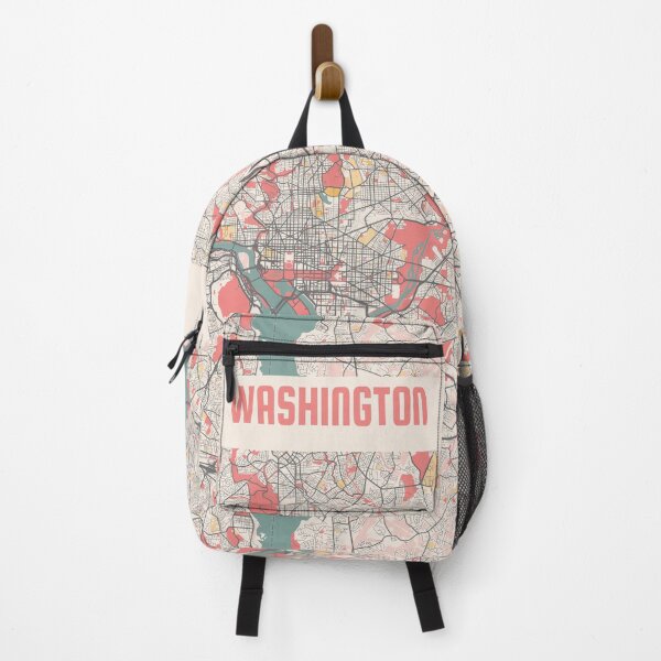 Item preview, Washington City Map Chalk Retro City Map Poster designed and sold by Peek-Designs.