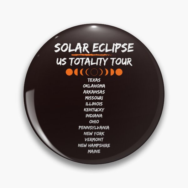 Artikelvorschau, Totality-Tour zur Sonnenfinsternis in den USA entworfen und verkauft von petplushuman.