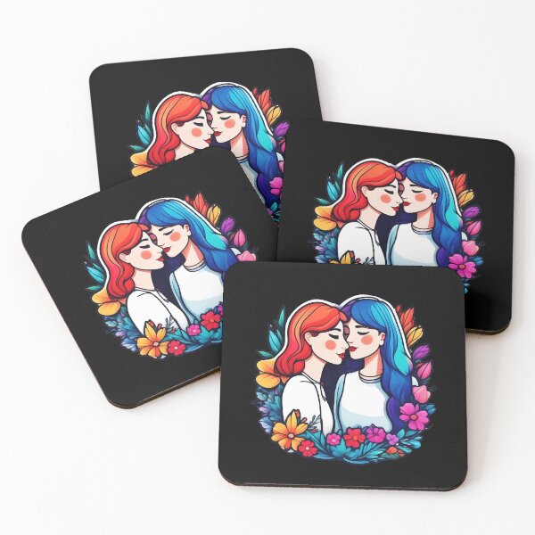 Item preview, LGBTQ+Lesbian Couple in Love designed and sold by Cosmicreations1.