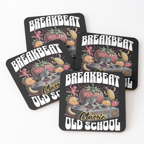 Item preview, BREAKBEAT  - Cat DJ Fruit platter (White) designed and sold by Discothreadz.