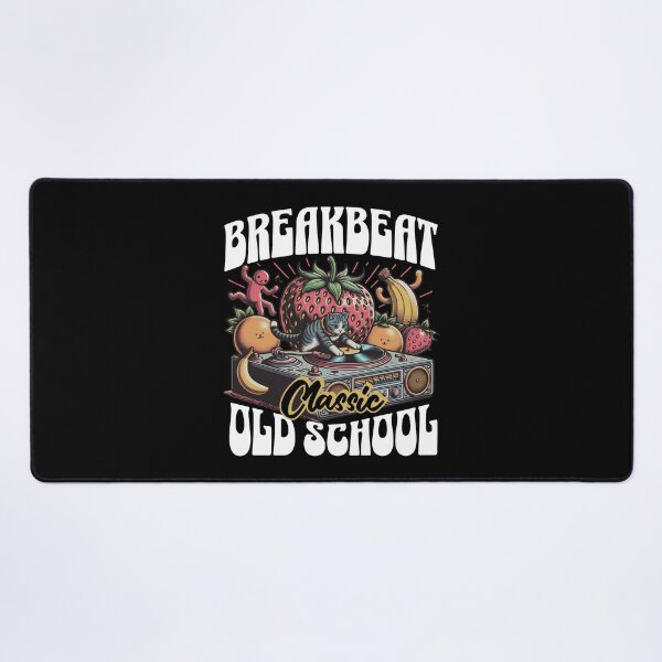 Item preview, BREAKBEAT  - Cat DJ Fruit platter (White) designed and sold by Discothreadz.