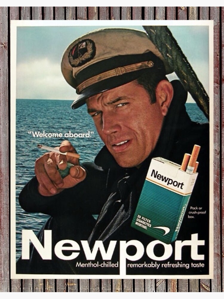 cigarette advertising posters Vintage Cigarette Ad Captain 