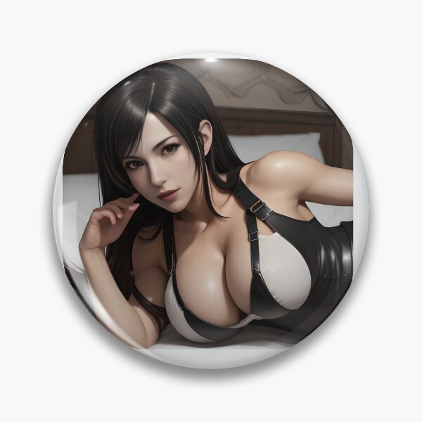 Item preview, Tifa Lockhart Final Fantasy Portrait Kawaii waifu Anime Hentai Girl  designed and sold by lifeissheep.