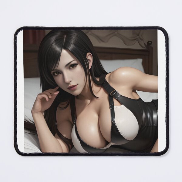 Item preview, Tifa Lockhart Final Fantasy Portrait Kawaii waifu Anime Hentai Girl  designed and sold by lifeissheep.