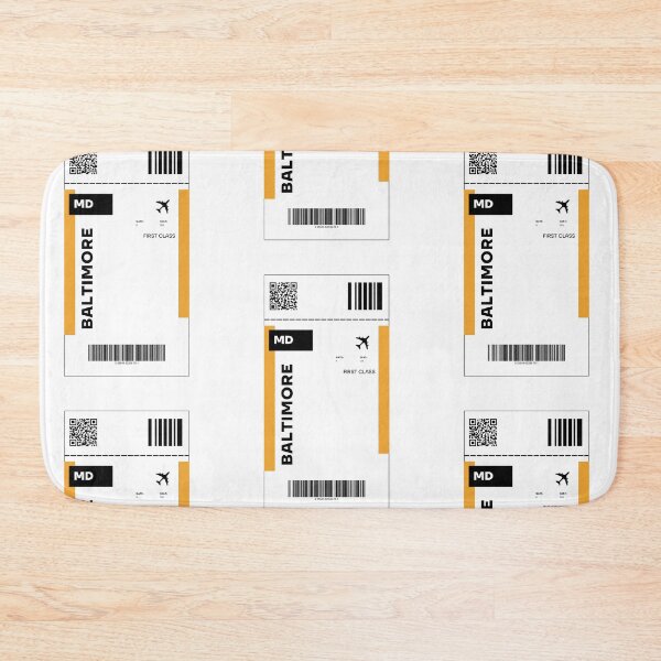 Item preview, Baltimore Flight Ticket Design - Inspired Travel Ticket  designed and sold by RM-Journey.