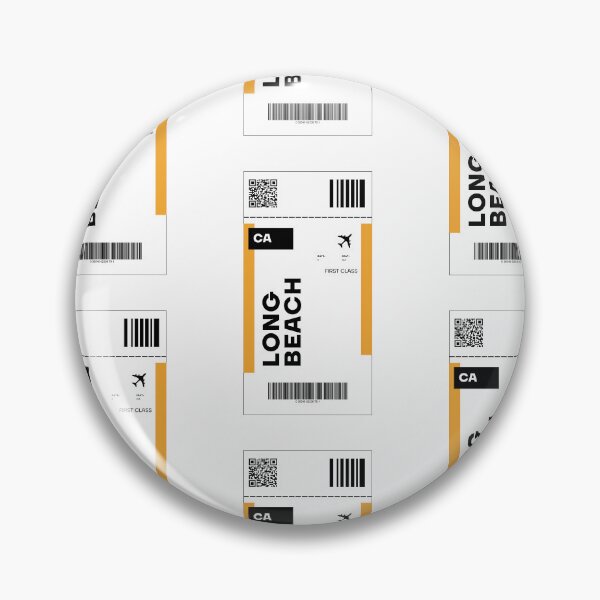 Item preview, Long Beach Flight Ticket Design - Inspired Travel Ticket  designed and sold by RM-Journey.